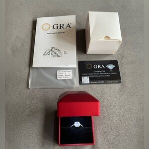 Adjustable Silver S925 Moissanite Ring